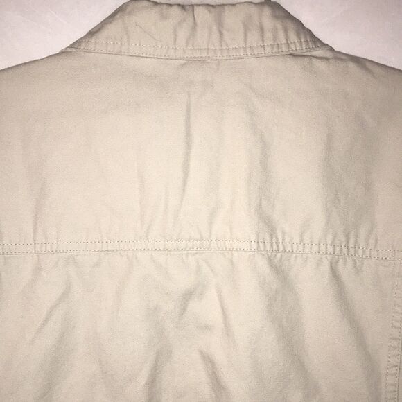 Columbia Women's Cream Authentic Active Outdoor American Full Zip Jacket Large - Picture 6 of 8